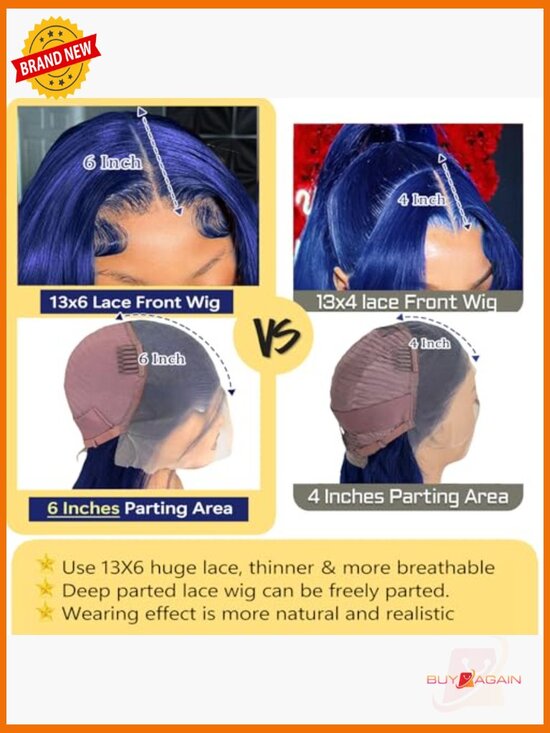 13x6 HD Lace Front Wig Human Hair Short Bob 180 Density Glueless Wig main image 6